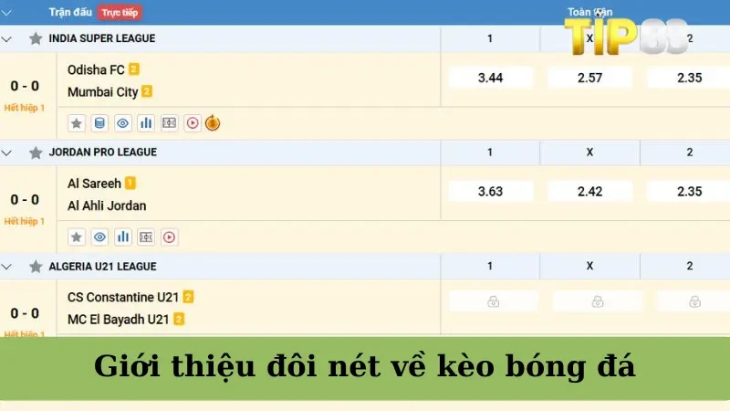TIP88 Tìm Hiểu Các Loại Kèo Bóng Đá Phổ Biến Nhất Hiện Nay 2024